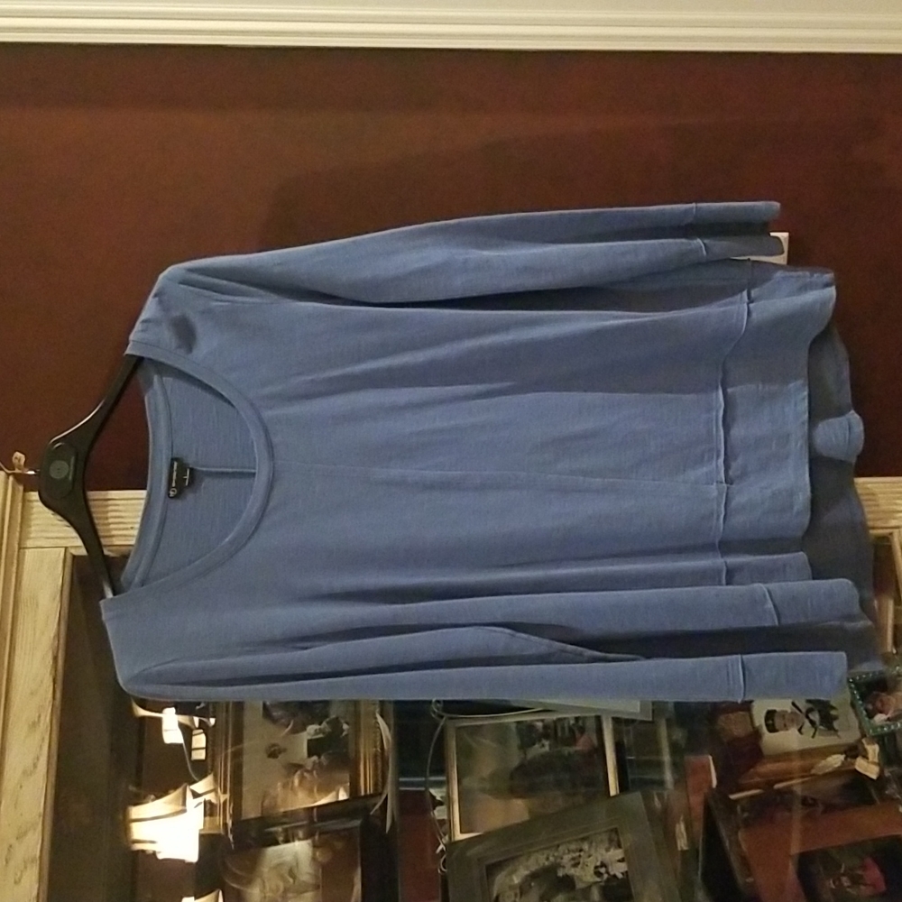 Medium blue top